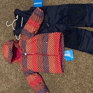 NWT 3T Columbia winter coat and snow pants set.
